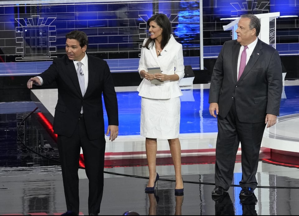 Chris Christie, Ron de Santis, Nikki Haley, Republican primaries, 2024 elections