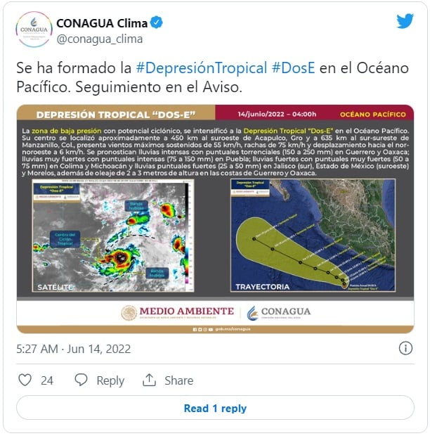 Confirman segundo ciclón de la temporada y predicciones de Mhoni Vidente comienzan a cumplirse