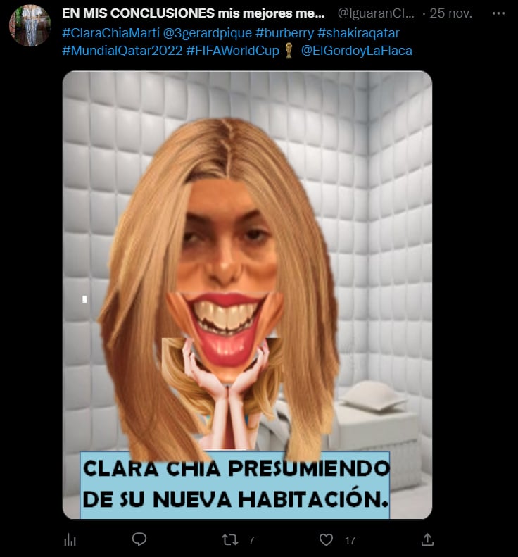 No es la única caricatura que le han hecho