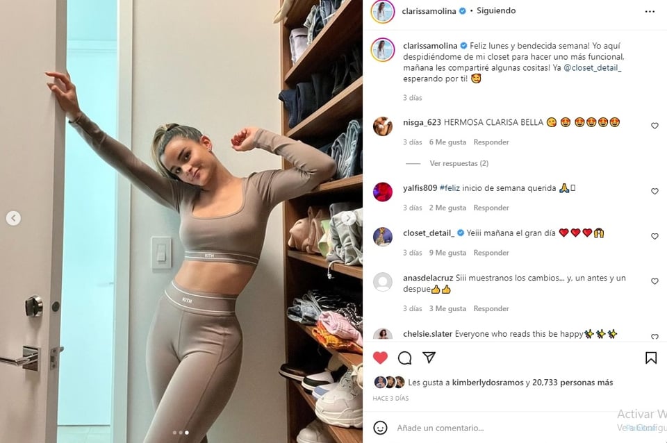 Clarissa Molina recibe al verano en traje de baño