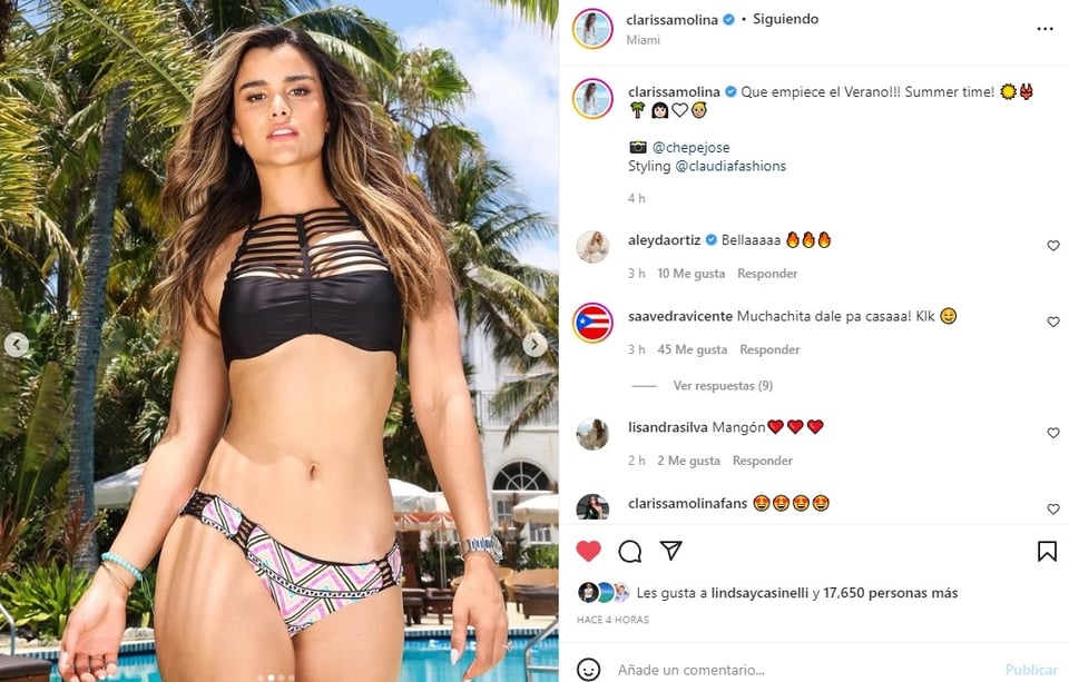 Clarissa Molina verano: "Summer time"