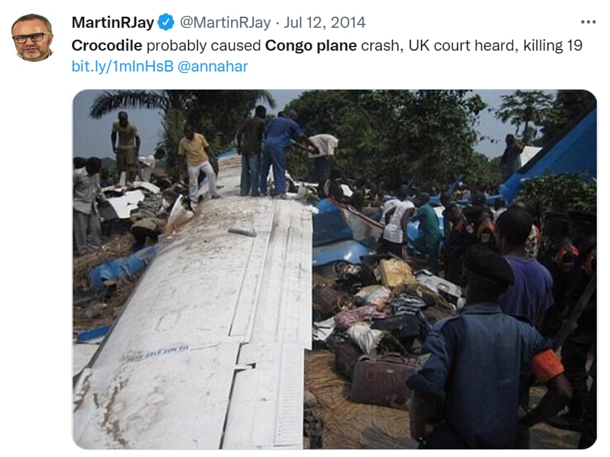 crocodile plane crash