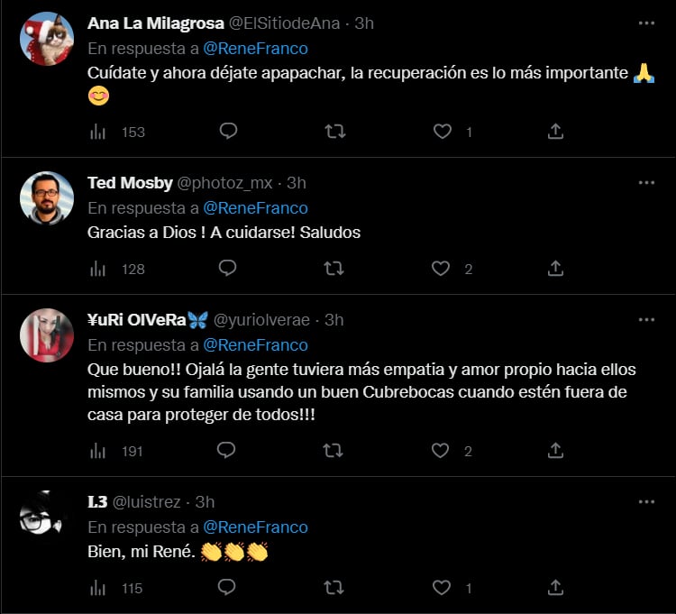 Sus seguidores se alegran tras su salida del hospital