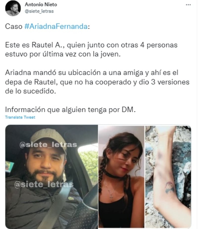 " La víctima perdió la vida al interior del departamento de su pareja sentimental"