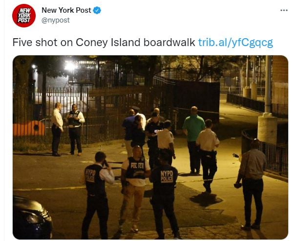 Se desata tiroteo en Coney Island