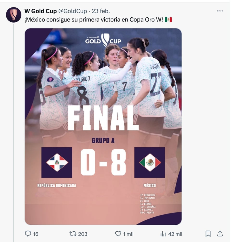 first victory, Mexican Soccer Team, women's soccer, Sports, MundoNOW