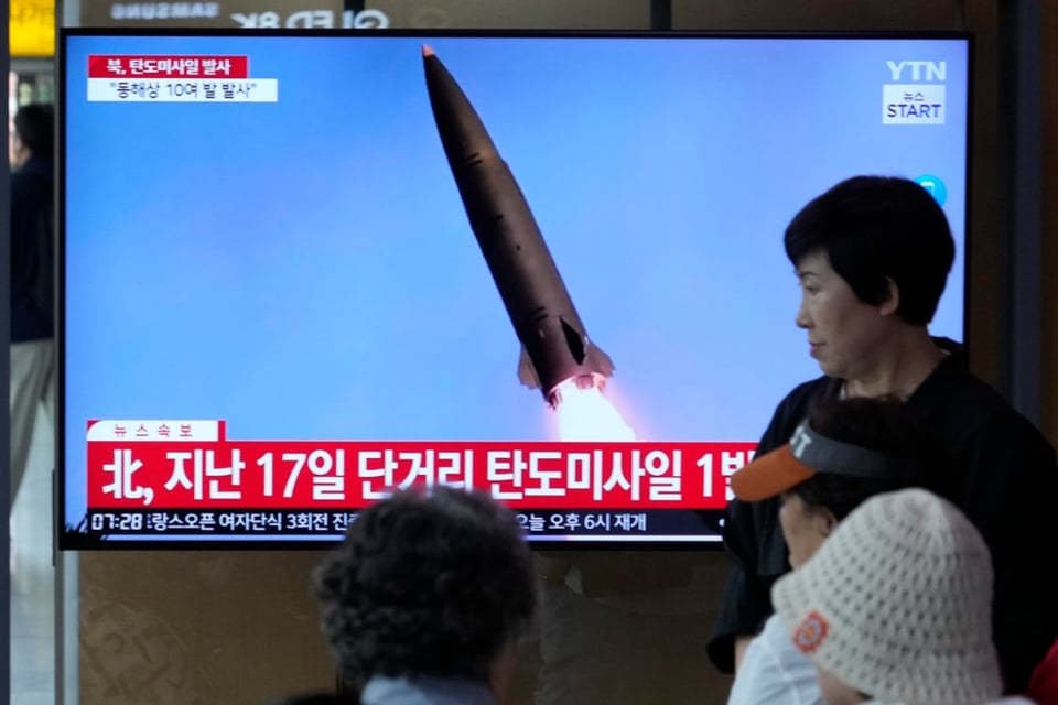 Corea del Norte lanza un misil balístico hacía Japón