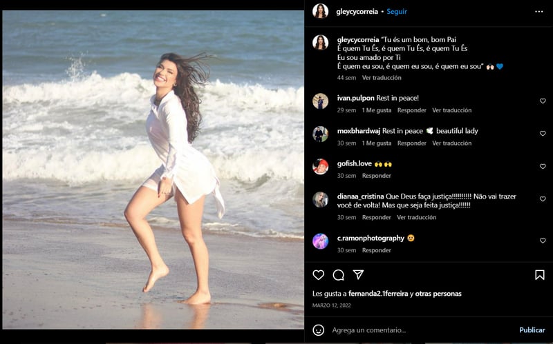 Gleycy Correia, Miss Brasil de 2018 falleció en 2022