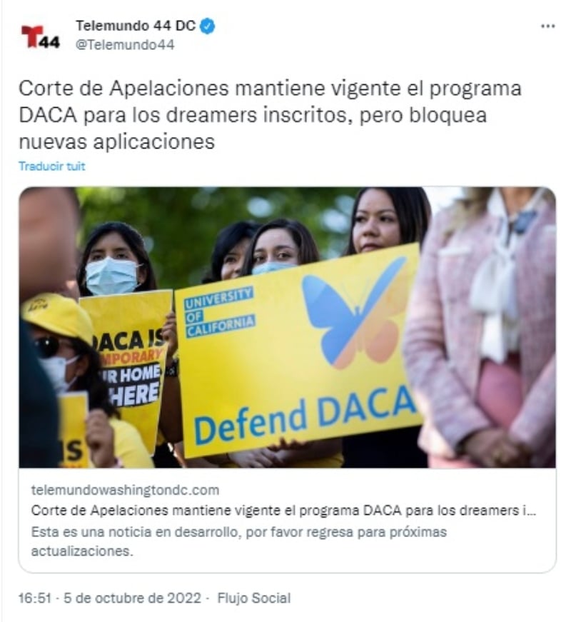 Corte Estados Unidos DACA: Tendrá ciertas condiciones