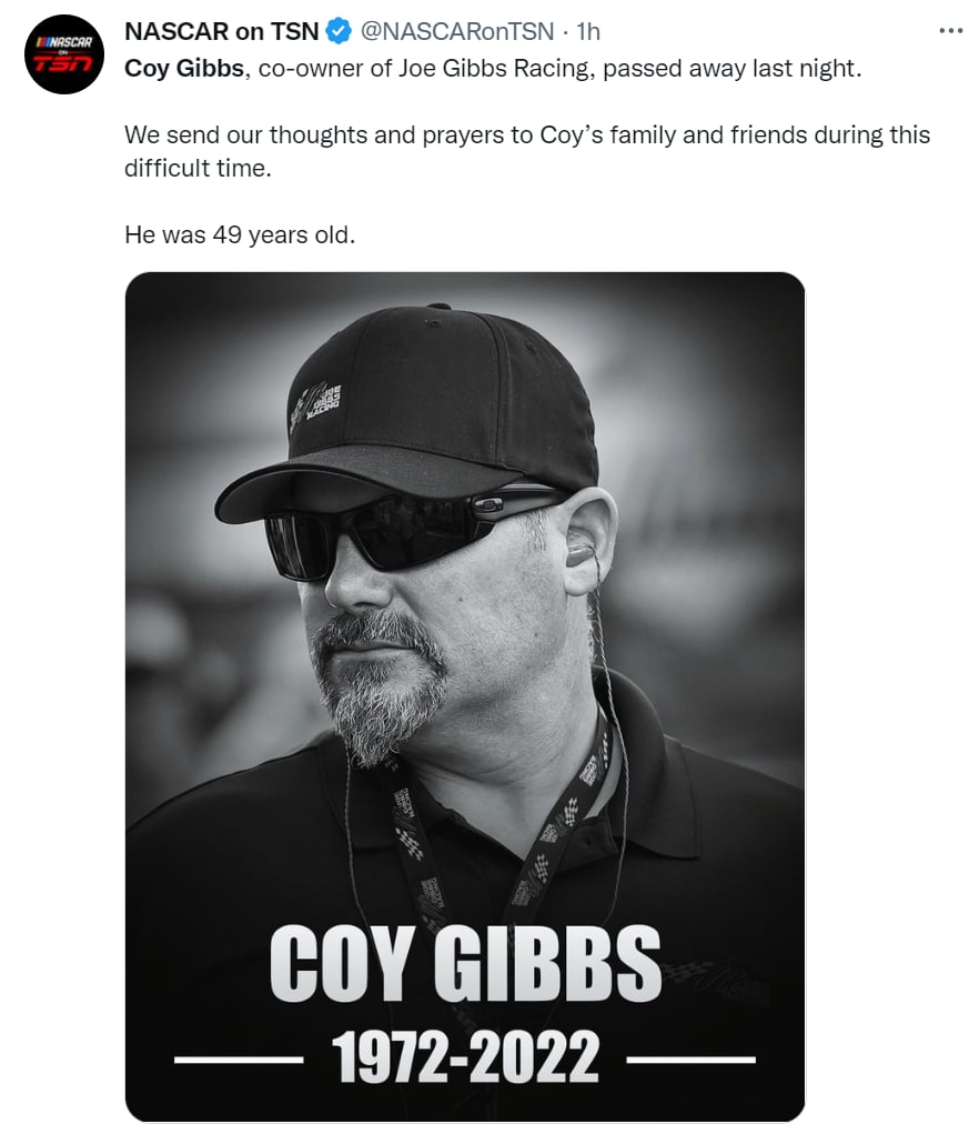 Muere Coy Gibbs