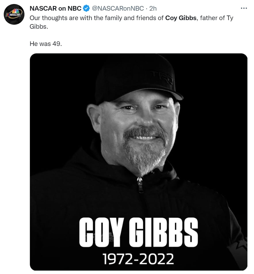 Muere Coy Gibbs
