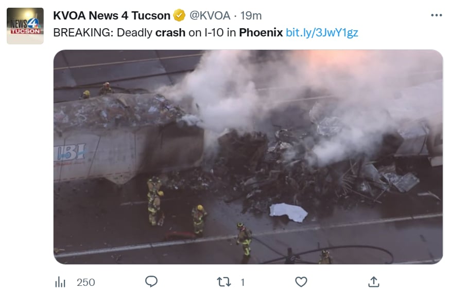 fuego carretera Estados Unidos