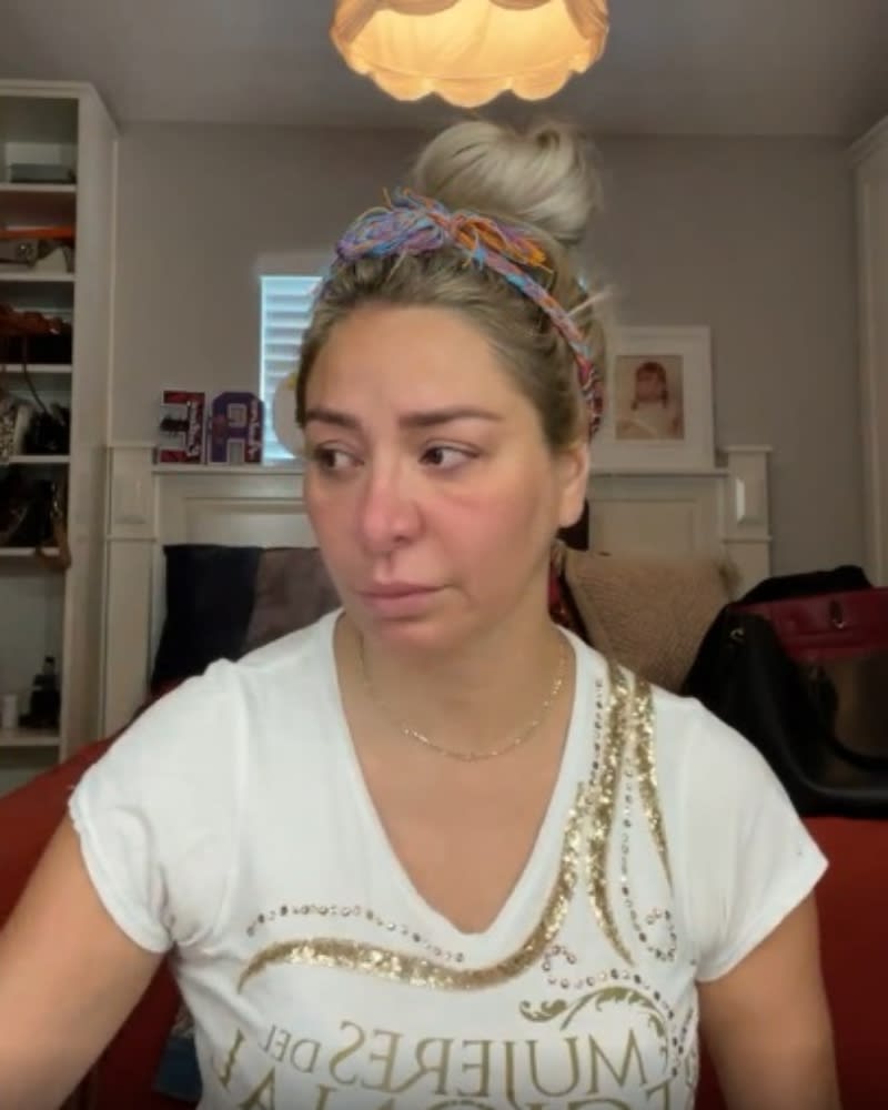 Cristina Eustace is criticized for not appearing with her son