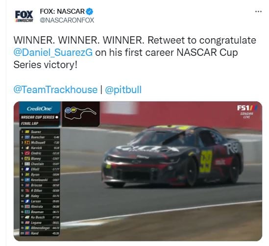 Daniel Suárez logró hazaña en un Chevrolet Camaro ZL1