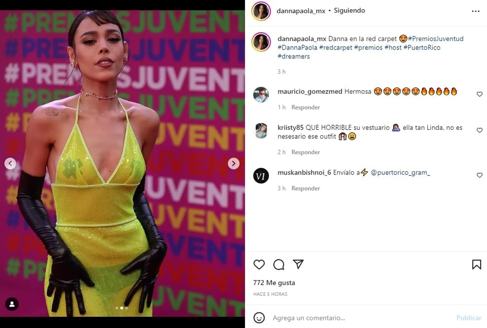 La defienden de los haters