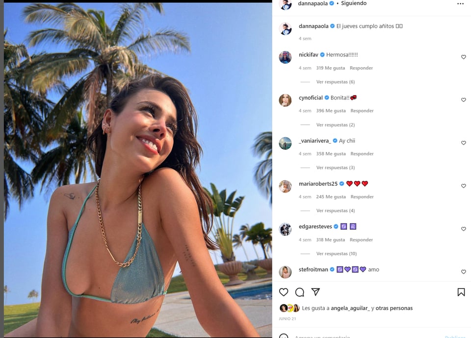 Danna Paola bikini