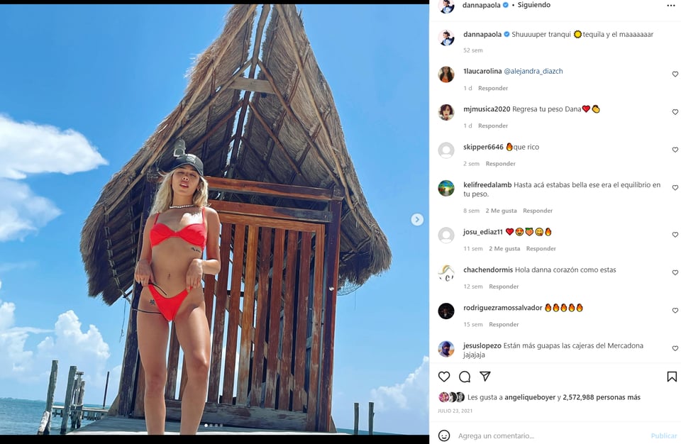 Danna Paola bikini