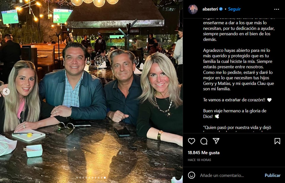 El hermano de Luis Miguel era muy unido al político mexicano