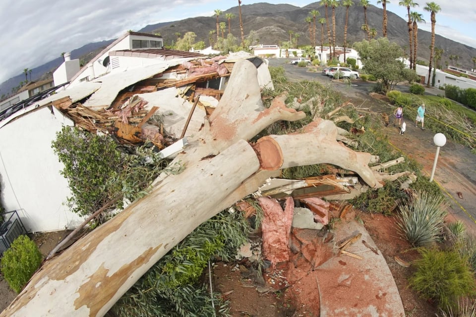 Daños, Hilary, California, inundaciones, MundoNOW