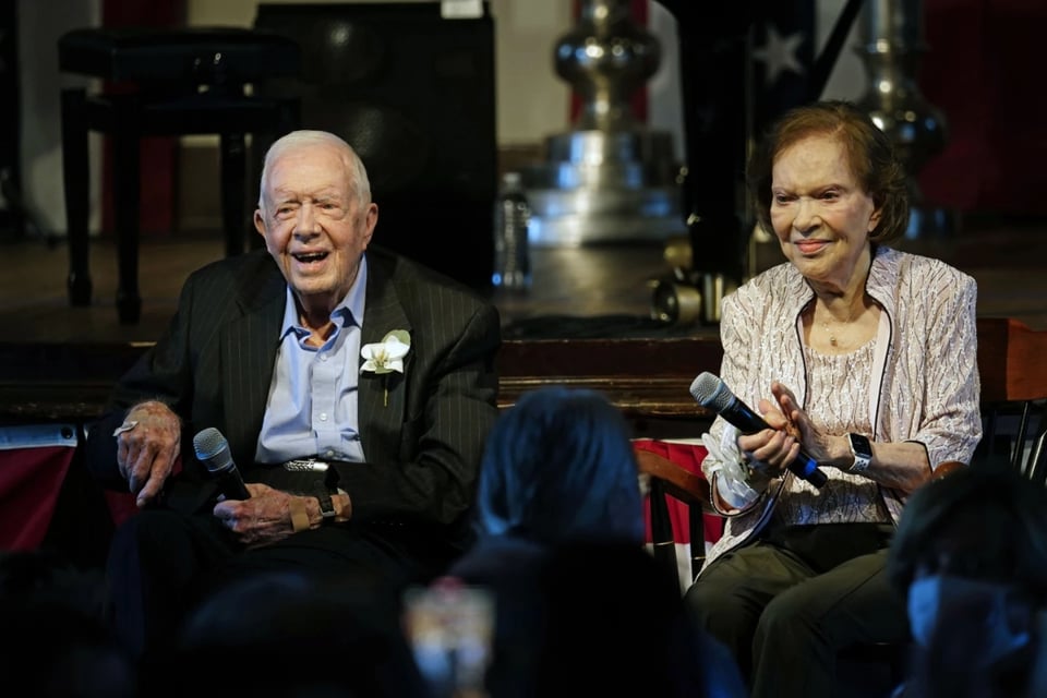 Jimmy Carter Rosalynn Carter, cuidados paliativos , EEUU, MundoNOW
