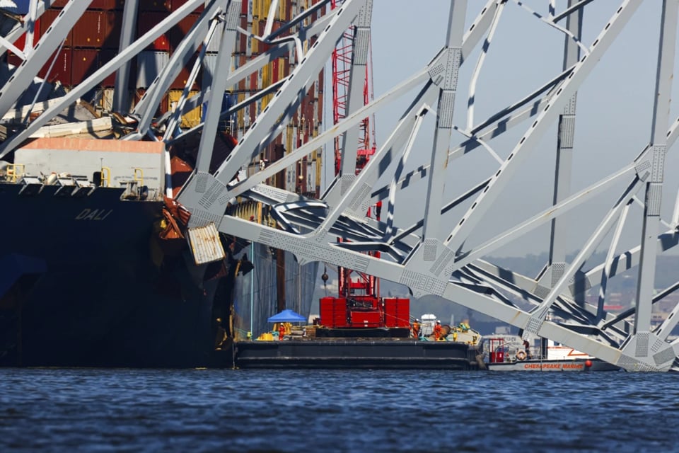 Body recovered from Baltimore bridge, accident, USA, Tragedy, MundoNOW