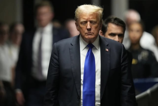 Donald Trump rompe el silencio tras ser declarado culpable