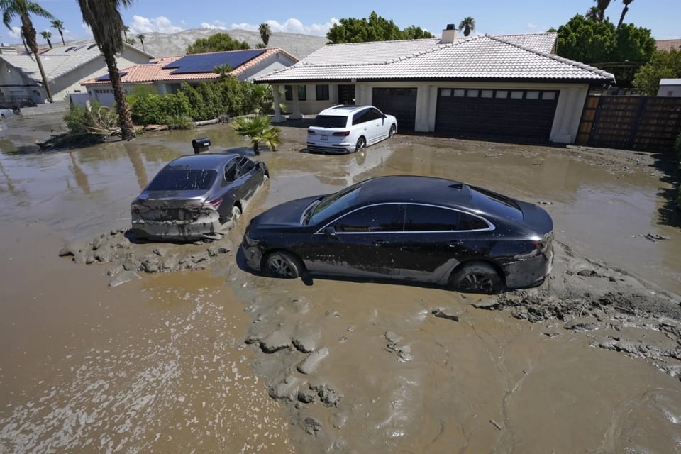 Imágenes Hilary, California, afectado, inundaciones, daños,
