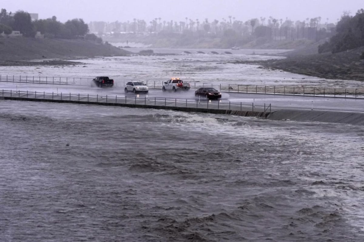 Devastating images of the aftermath of Tropical Storm Hilary in California