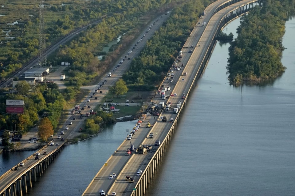 Nueva Orleans, Freeway, accidente, EEUU, MundoNOW