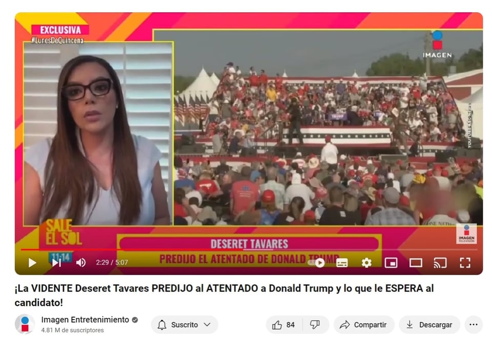 Deseret Tavares y Donald Trump, entrevista, programa Sale el sol, revelaciones, MundoNOW