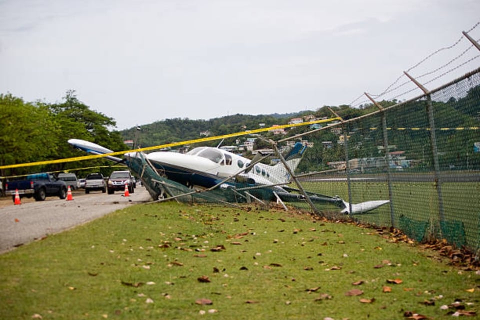 desplome avión