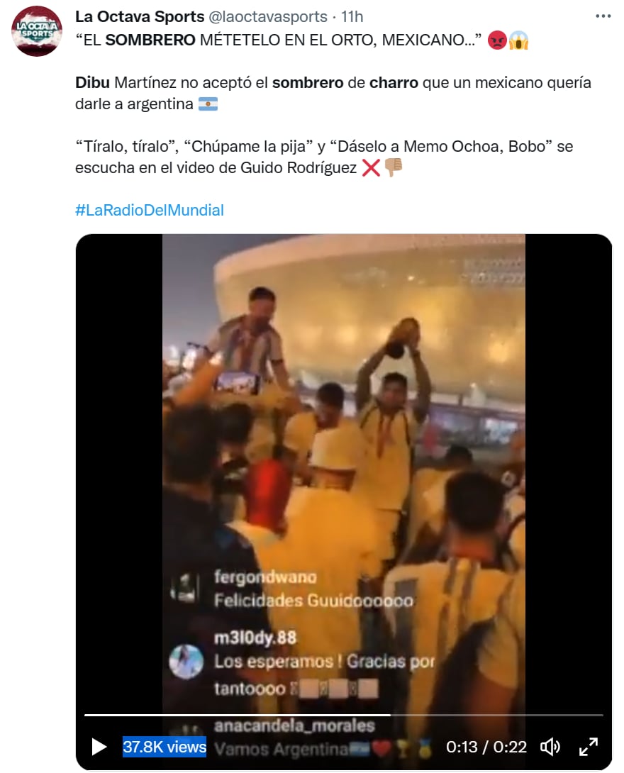 Emiliano Martínez sombrero charro
