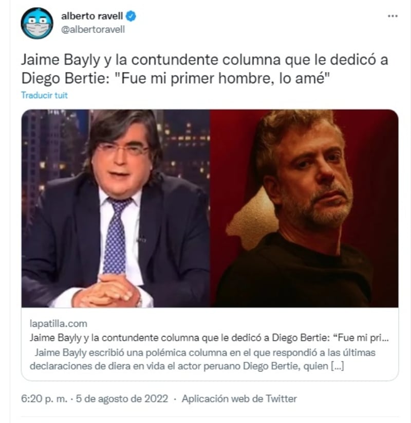 "Tu tienes la culpa de todo"
