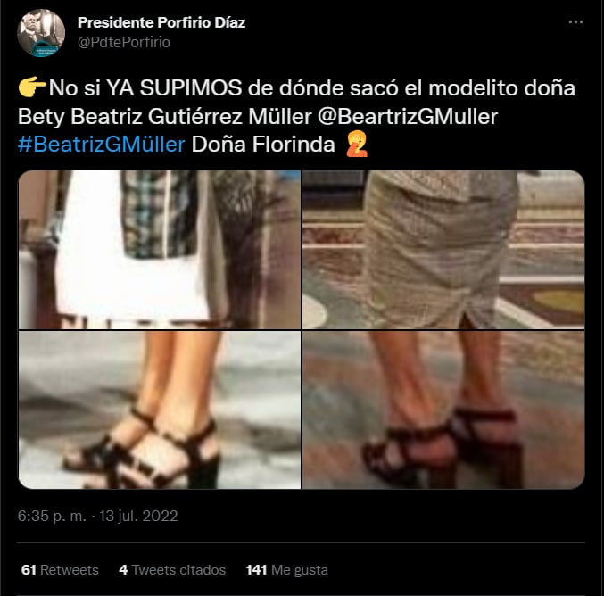 En otra ocasión, llamaron "Doña Clotilde" a la esposa de López Obrador