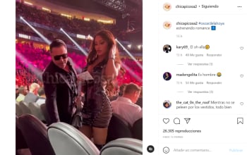 They capture Óscar De La Hoya with his new girlfriend but they notice something "rare"