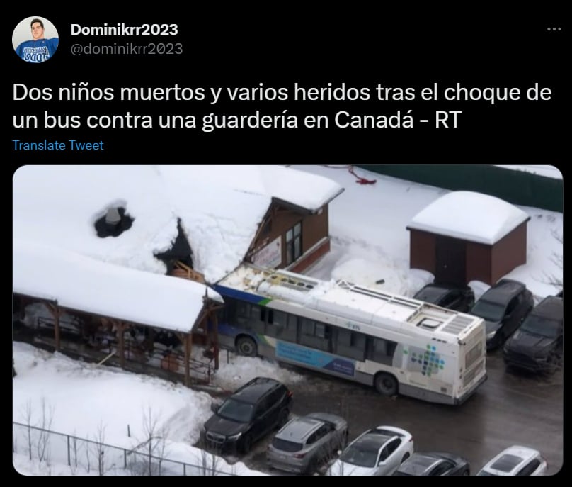 Autobús chocó contra una guardería y deja 2 muertos
