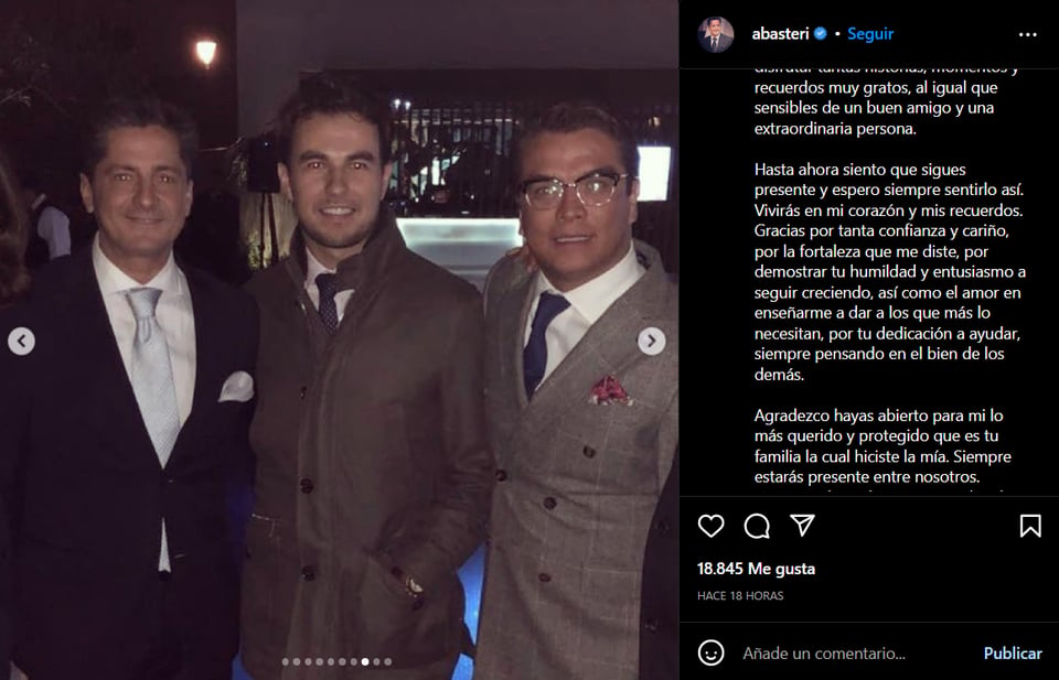 Alejandro Basteri lamenta la pérdida de Gerardo Islas