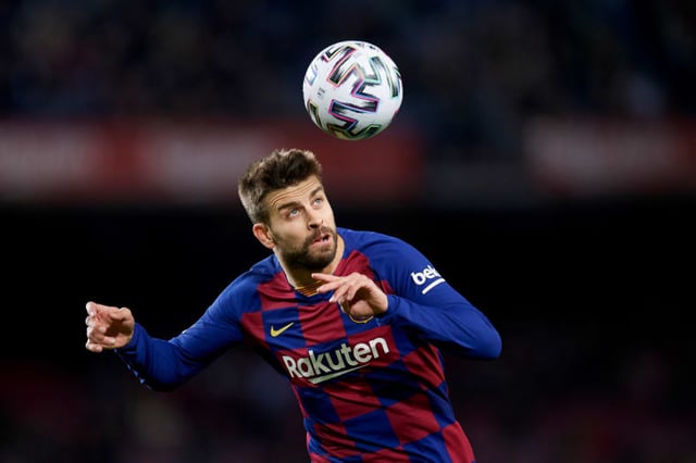 Piqué and Clara Chía are caught kissing passionately in public