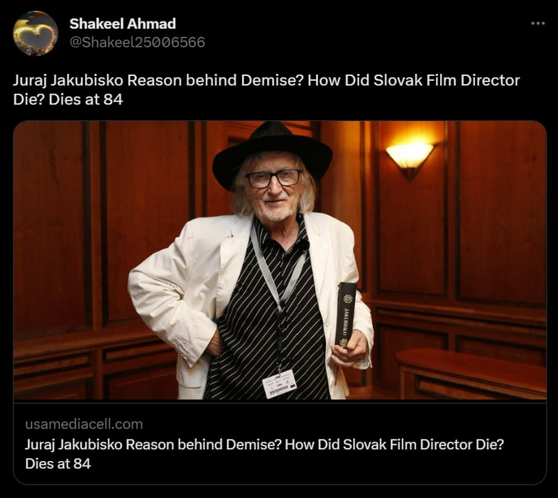 Los mayores éxitos de Juraj Jakubisko