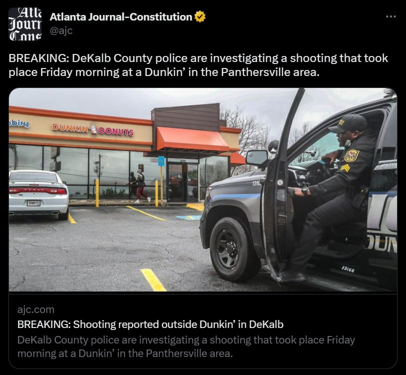 La policía del condado Dekalb recibió llamadas sobre el tiroteo