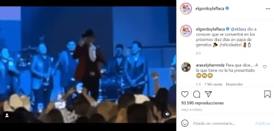 Dasa announces that he will become the father of twins