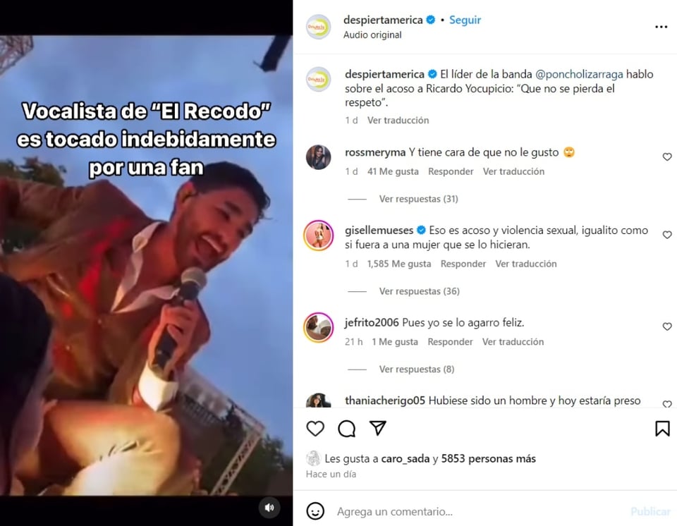 Ricardo Yocupicio, cantante, Poncho Lizárraga, reacciones, MundoNOW