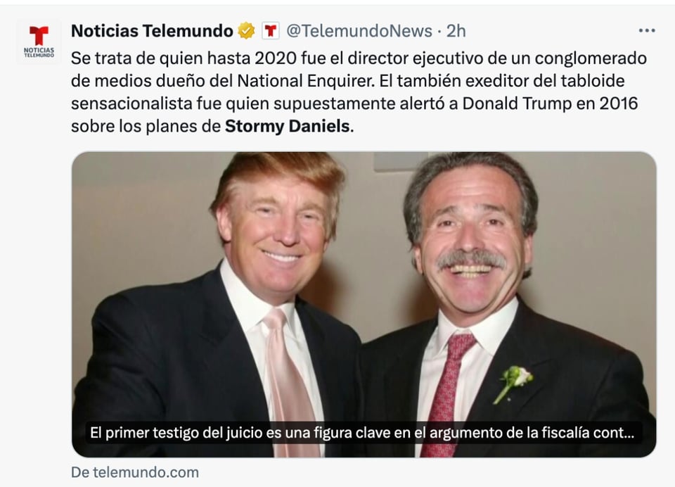 David Pequer, National Enquirer, editor, tabloide sensacionalista, MundoNOW