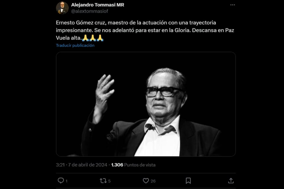 interpretación, actuación, película, reconocimiento, talento, maestro, MundoNOW, Ernesto Gómez Cruz,