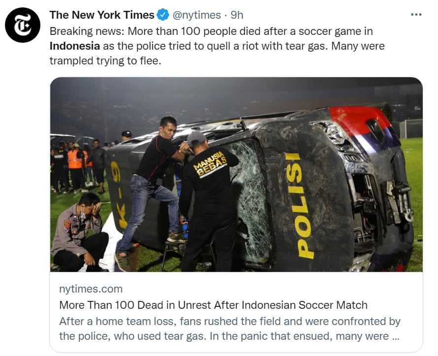 Estampida muertos estadio futbol