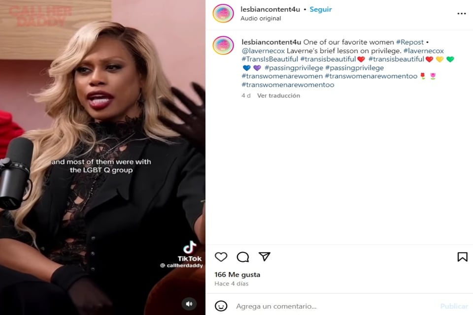 Laverne Cox, actress, producer, activist, MundoNOW, PornHub states trans porn