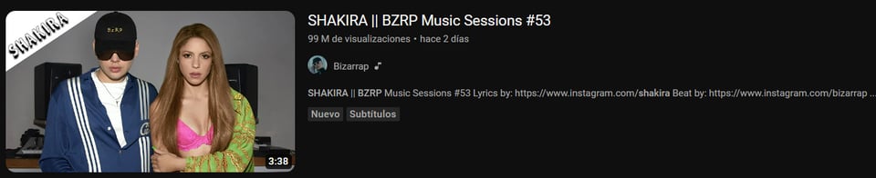 ¿La canción de Shakira llegará a 100 millones de vistas en menos de 3 días?