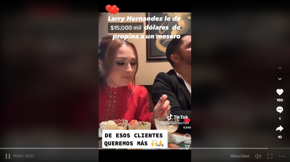 Kenia Ontiveros intentó quedarse con una parte de la propina