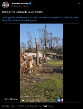 Alerta por granizo y múltiples tornados en los estados mencionados