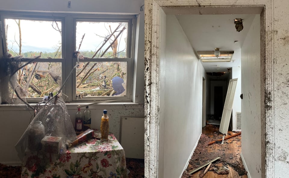 El tornado acabó con su hogar pero no con la vida de la hispana embarazada